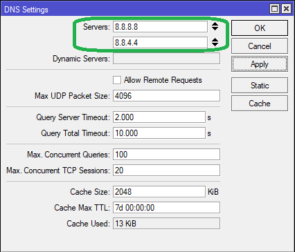 Filtro DNS especial para roteadores MikroTik