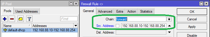 mikrotik address list range